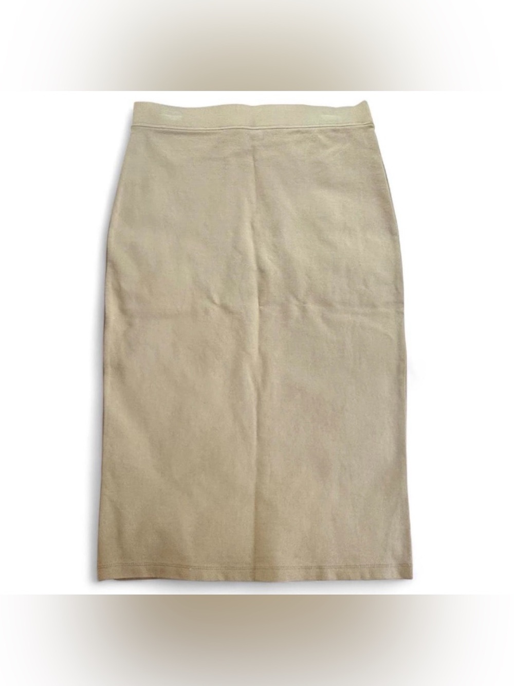 iris Neutral Beige Pencil Skirt